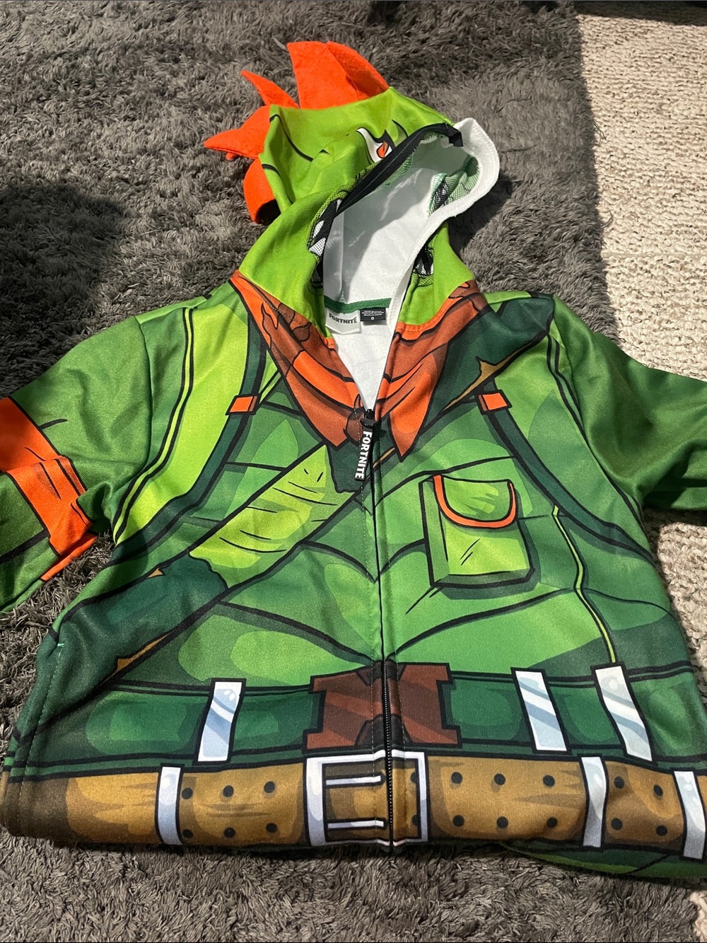 Fortnite Green Dragon Hoodie Jacket
